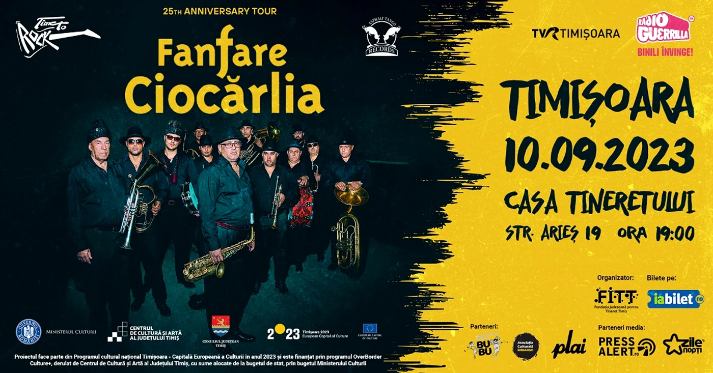 Timișoara 2023 Fanfare Ciocărlia Time to Rock jpg