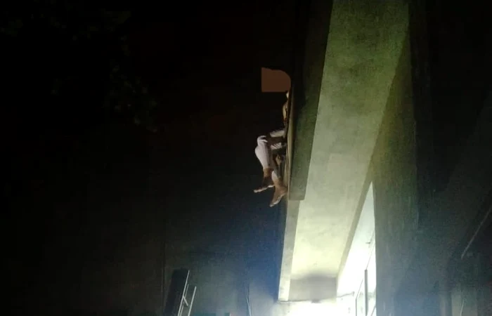 Tânăra a vrut să se sinucidă FOTO IPJ Botoșani