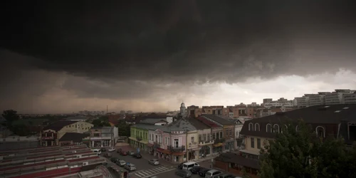 Nori in Buzau - meteo - vremea- innorat - FOTO Mediafax 