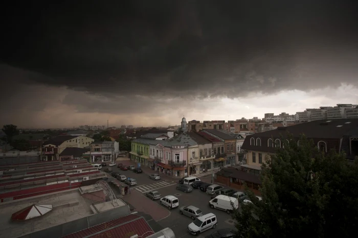 Nori in Buzau - meteo - vremea- innorat - FOTO Mediafax 