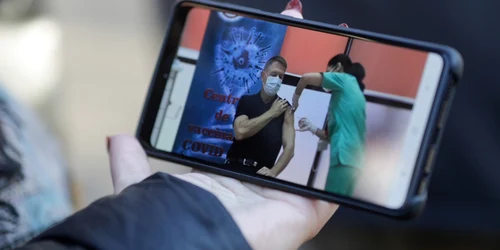 Vaccinare Klaus Iohannis / 15 ian 2021 / FOTO Inquam Photos / George Călin