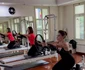 Roxana Blagu face pilates. Sursă: Instagram