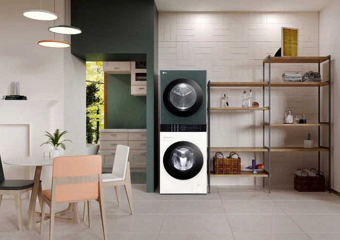 Mașina de spălat cu uscător WashTower Compact FOTO LG