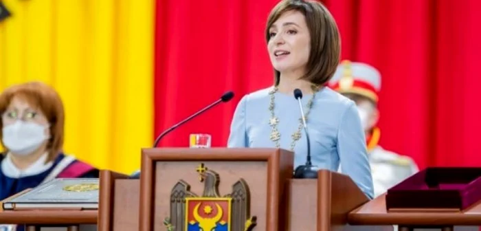 Maia Sandu, preşedintele Republicii Moldova                                             Sursa Foto: Adevărul.ro