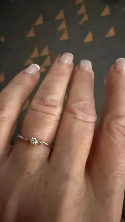 Inelul primit de Marina Almășan.