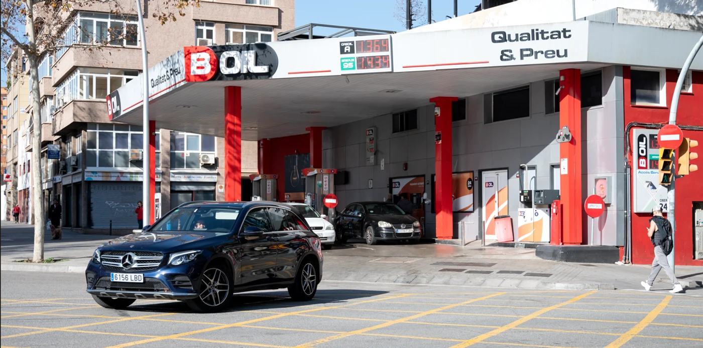 Un tată și-a uitat copilul la o benzinărie
