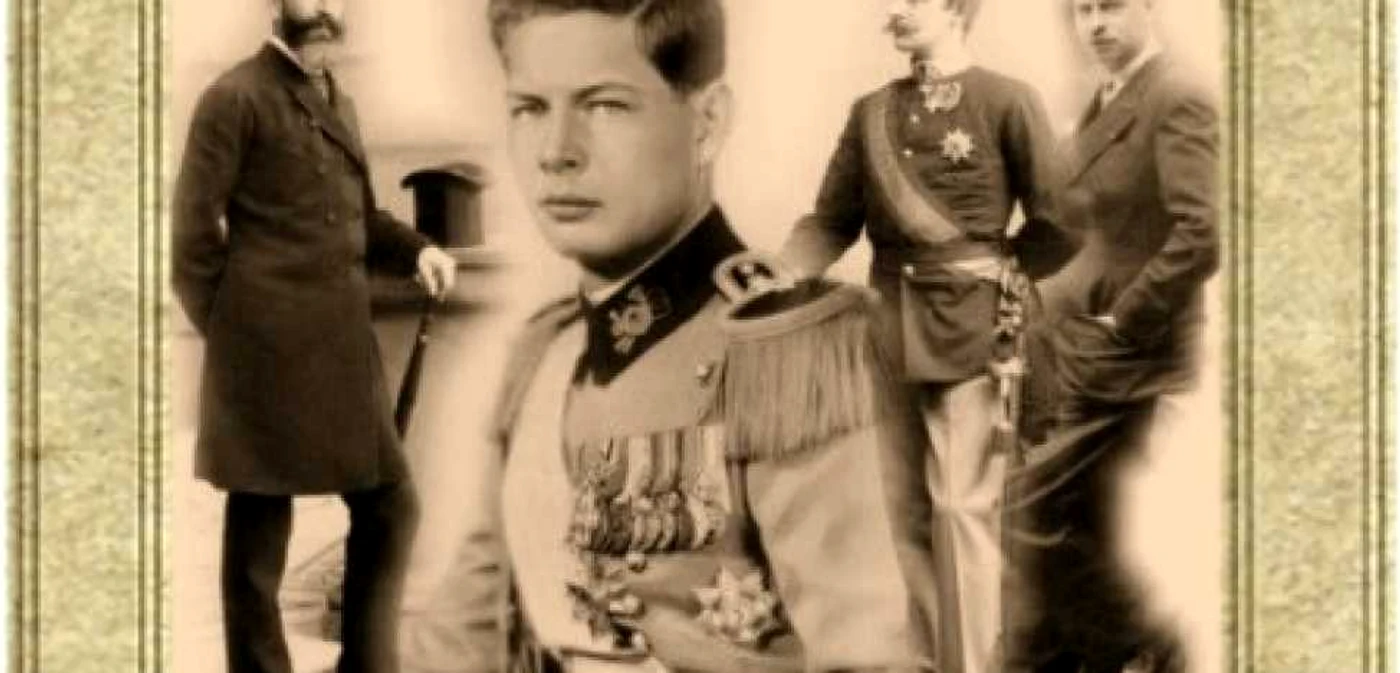 Cei patru regi ai României (de la stânga la dreapta Carol I, Mihai I, Ferdinand I şi Carol al II-lea