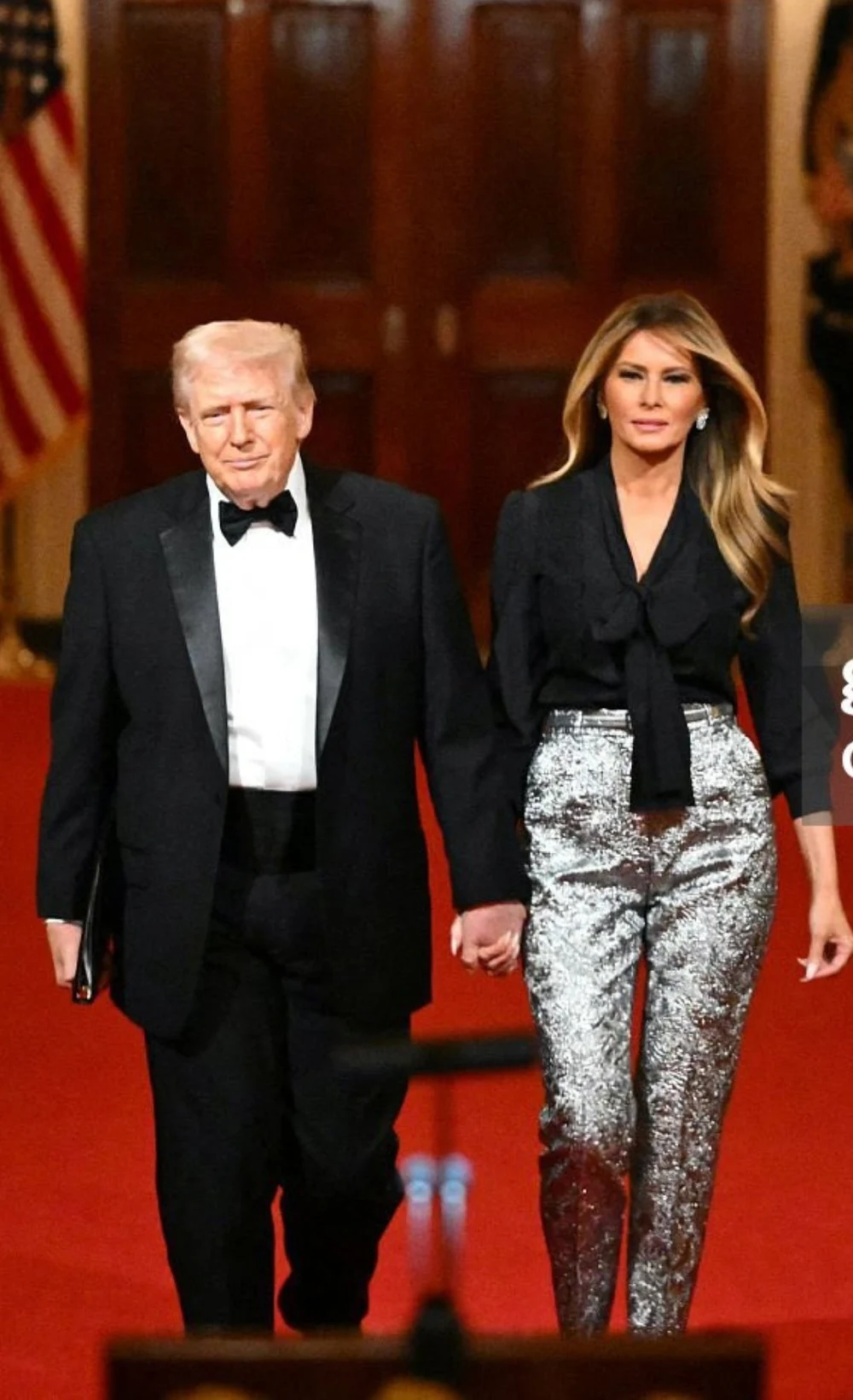 Melania Trump, criticată pentru o apariție la Casa Albă. Ținuta aleasă la o cină oficială a stârnit controverse