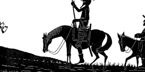 Don Quijote în lupta cu morile de vânt