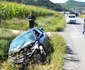 Accident rutier cu trei victime pe DN 14 în Şaroş pe Târnave la Sibiu Foto DRDP