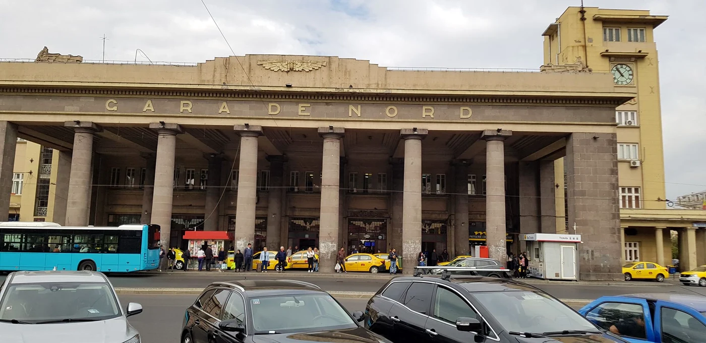 Gara de nord din Bucureși