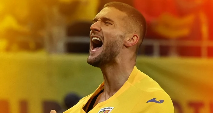Daniel Bîrligea a deschis scorul FOTO FRF