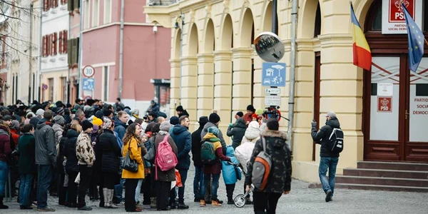 minting protest sibiu foto facebook va vedem din sibiu