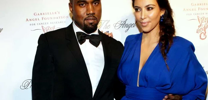 Kanye West şi Kim Kardashian au o relaţie din 2012 şi au şi o fetiţă împreună FOTO Getty Images
