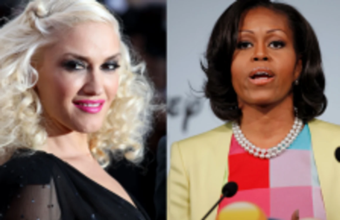 Michelle Obama îi mulţumeşte lui Gwen Stefani pentru susţinerea campaniei prezidenţiale a lui Barack Obama - FOTO Mediafax