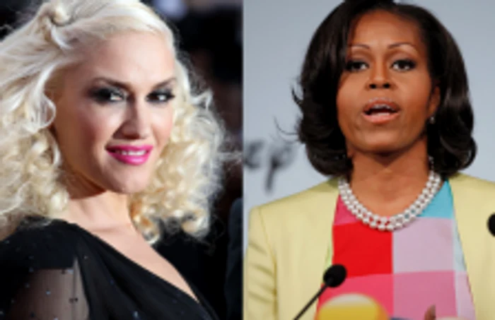 Michelle Obama îi mulţumeşte lui Gwen Stefani pentru susţinerea campaniei prezidenţiale a lui Barack Obama - FOTO Mediafax