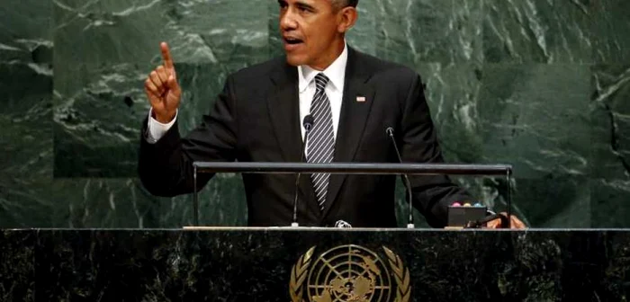 Preşedintele SUA, Barack Obama, la tribuna ONu