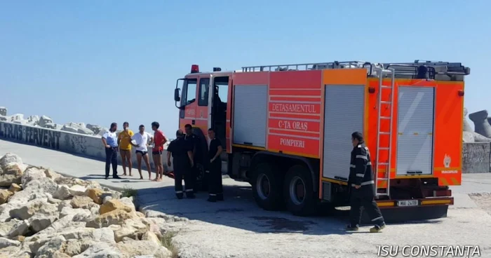 Copil de 11 ani găsit inecat pe plaja Modern FOTO ISU Dobrogea