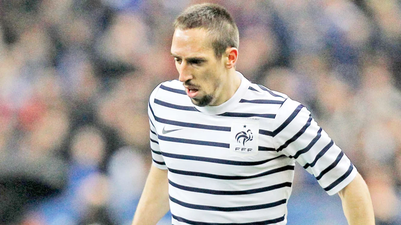Ribery, accidentat la doi ani