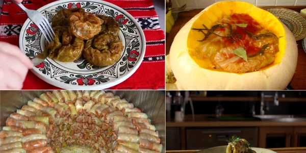 Sarmale sub diverse forme și retețe Foto colaj