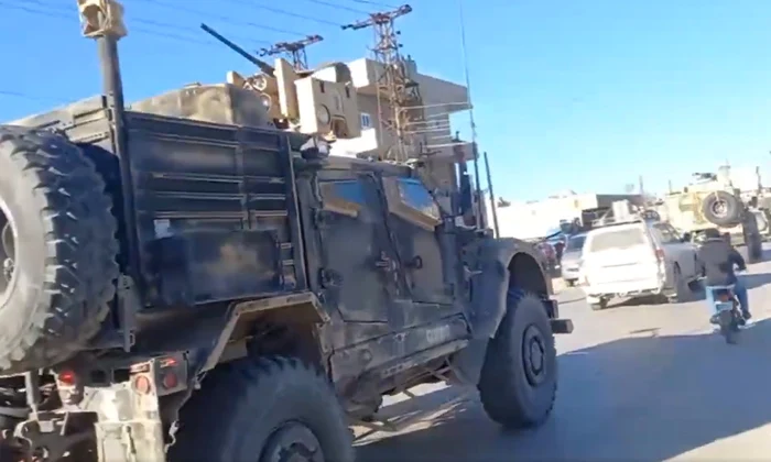 trupe americane bază militară din Siria Foto Captură video X jpg