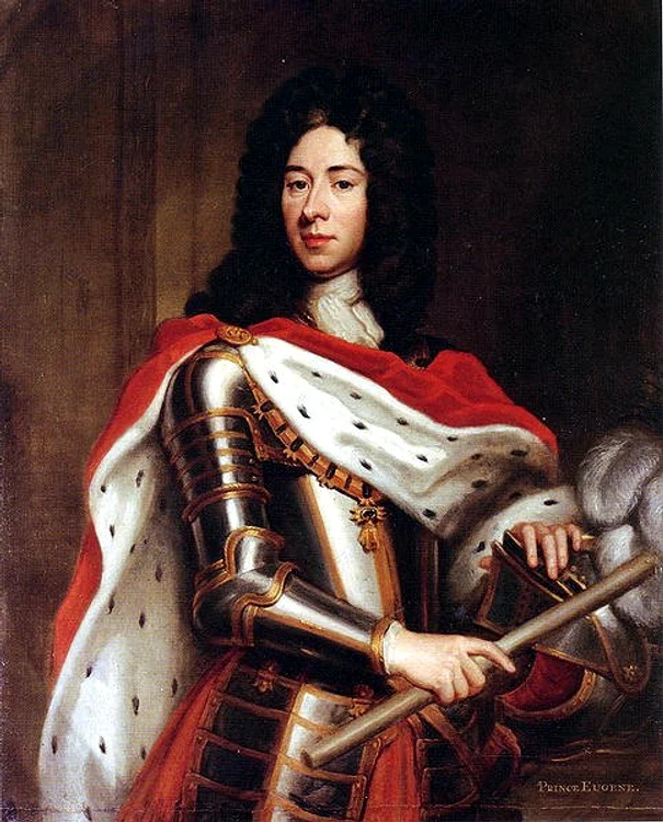 Eugeniu de Savoia (1712). Tablou de Godfrey Knelle
