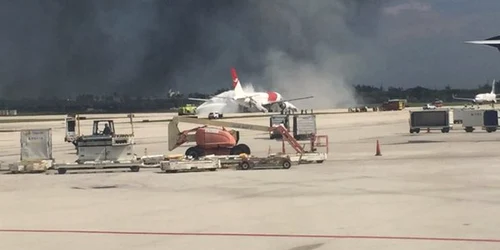 incendiu fort lauderdale aeroport foto @coopernyc