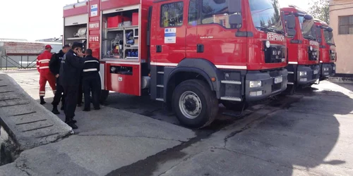 Cele trei autospeciale noi sunt mândria de moment a pompierilor