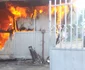 Incendiu la o școală din Hațeg. FOTO: ISU Hunedoara 