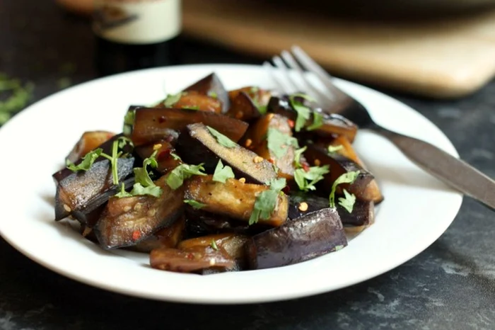 Sticky honey soy aubergine 5 jpeg