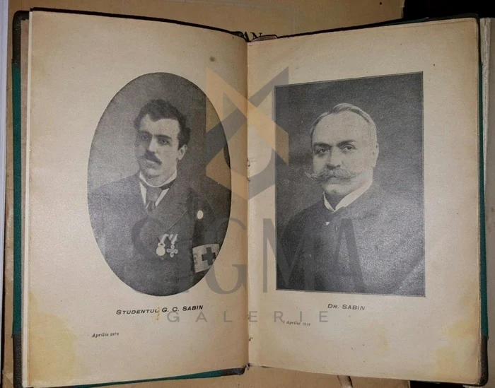 Lucrarea „Amintiri din Războiul Independenţei” a dr Gh Sabin Foto okazii ro 