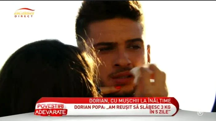 Dorian Popa, şedinţă foto la înălţime