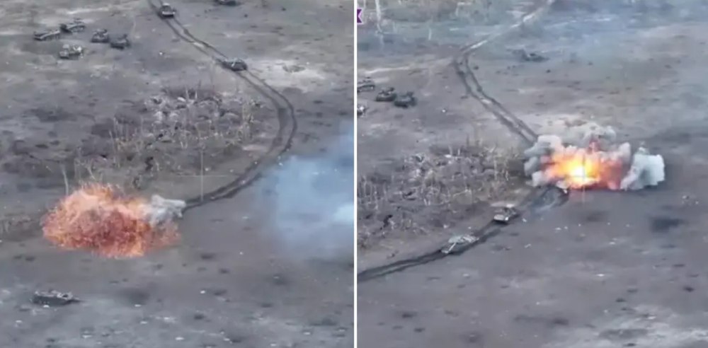 Imagini cu Armata Ucraineană care distruge patru vehicule ale unui convoi blindat rusesc pe melodia „Last Christmas” | VIDEO