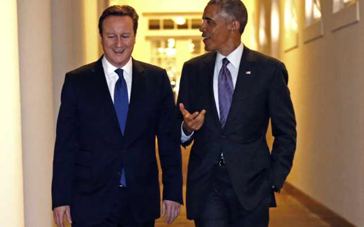 David Cameron şi Barack Obama vor ca Marea Britanie să rămână în UE FOTO Reuters