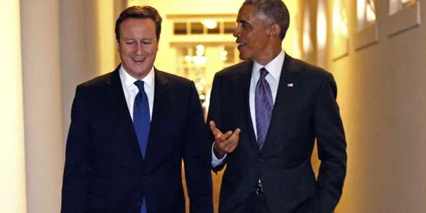 Barack Obama şi David Cameron FOTO Reuters