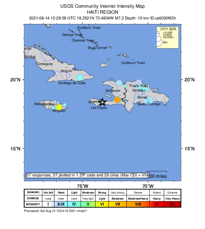 Cutremur de 7,2 în Haiti FOTO EPA-EFE