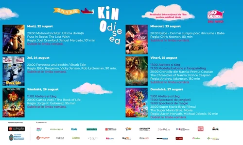 Festivalul KINOdiseea Open Air, în Parcul Obor din București