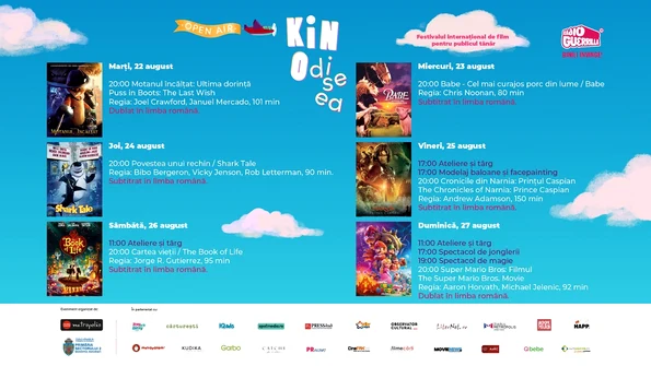 Festivalul KINOdiseea Open Air, în Parcul Obor din București