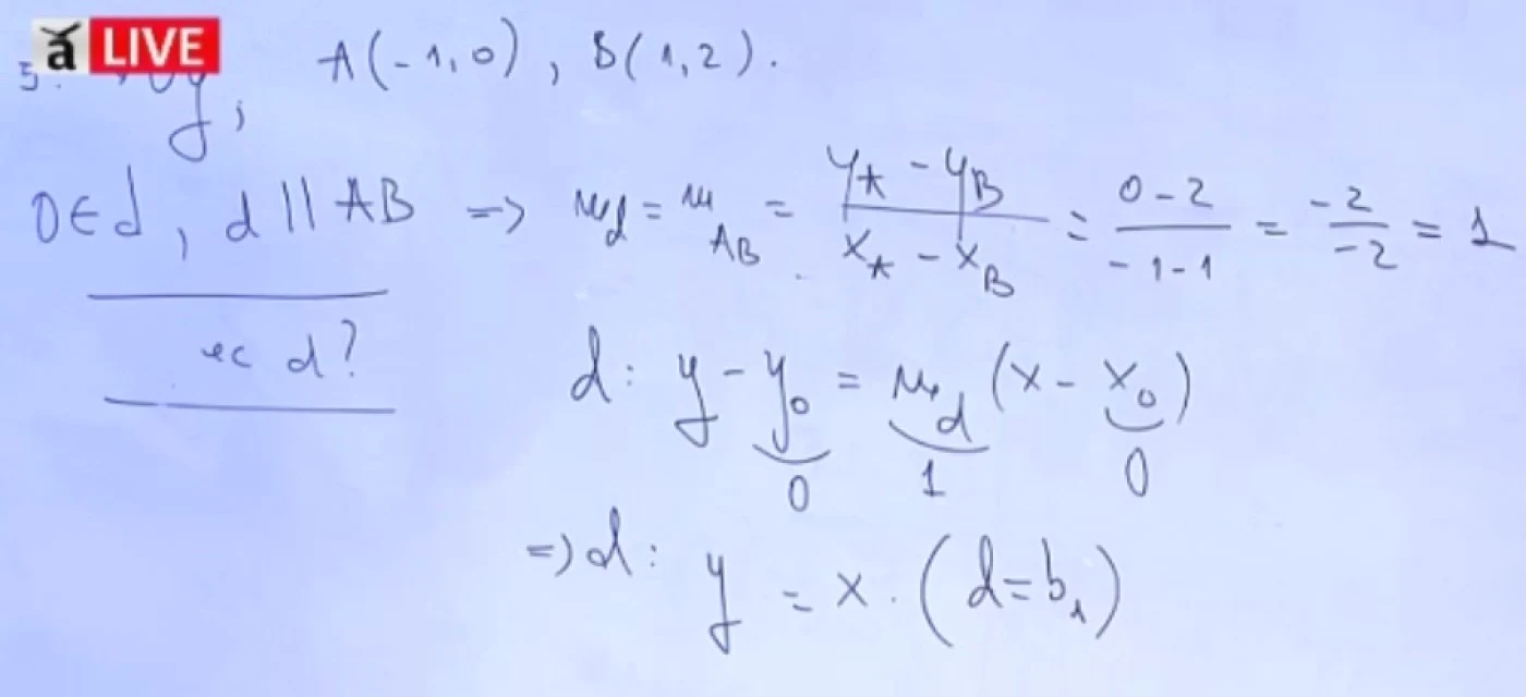rezolvare subiecte bac mate