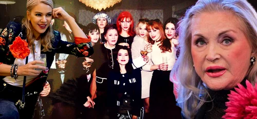 Zina Dumitrescu și fostele ei fotomodele 