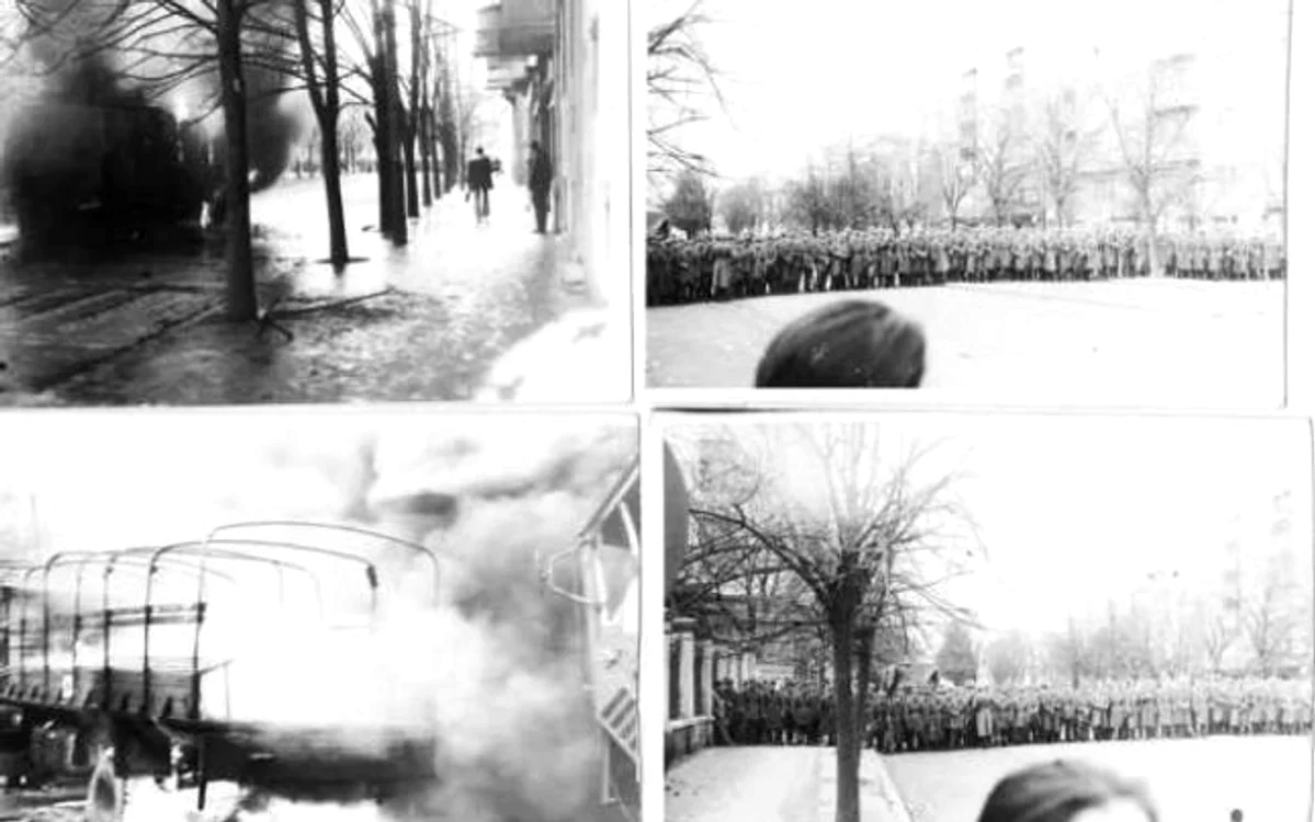  Fotografii realizate de Ştefan Iordănescu în 17 decembrie 1989
