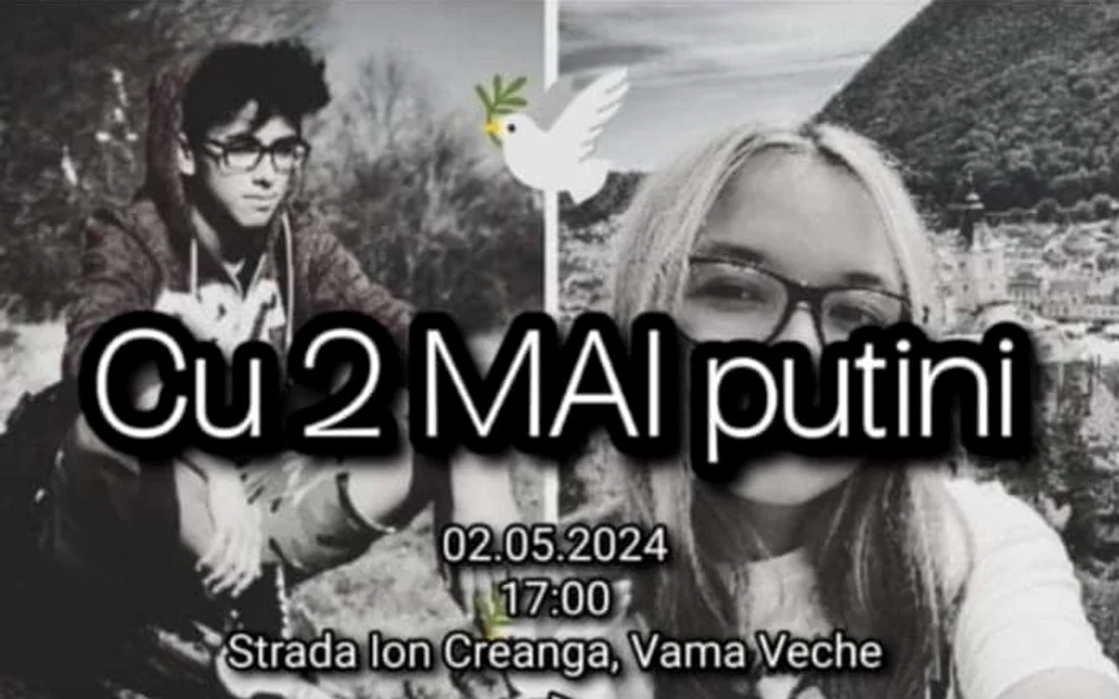 Afiș protest 2 Mai. FOTO news.ro