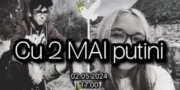 Afiș protest 2 Mai. FOTO news.ro