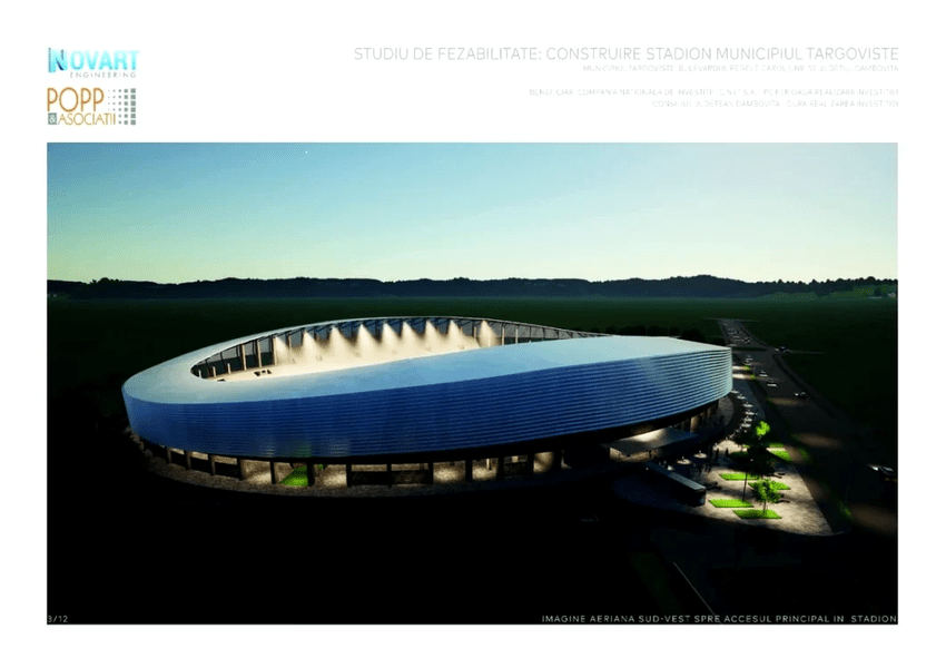 Construirea stadionului de lângă locul execuției cuplului Ceaușescu, din Târgoviște, începe în șase luni.„Am discutat toate detaliile”