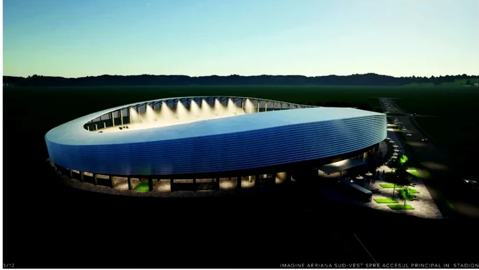 Machetă stadion. FOTO CJD