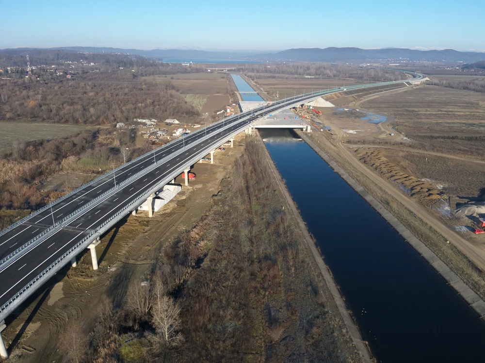 Tronsonul 5 are 30,35 kilometri, fiind cuprins între Curtea de Argeș și Pitești FOTO CNAIR