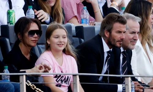 Victoria, David și Harper Beckham, Getty jpg