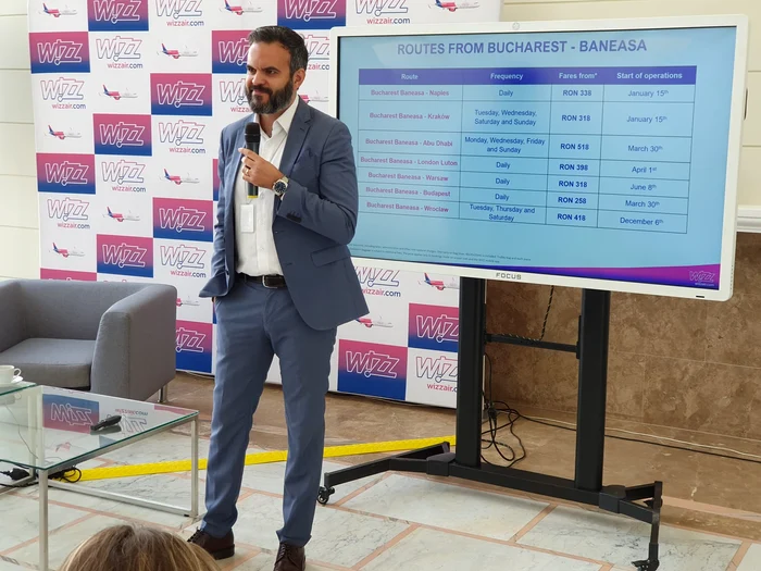 Directorul Wizz Air Malta, Mauro Peneda