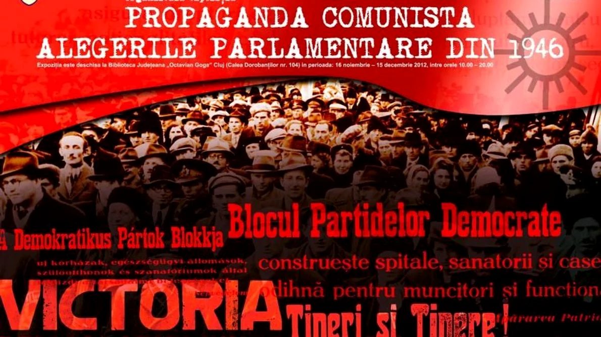 Propaganda comunistă   Alegerile parlamentare din 1946 jpeg