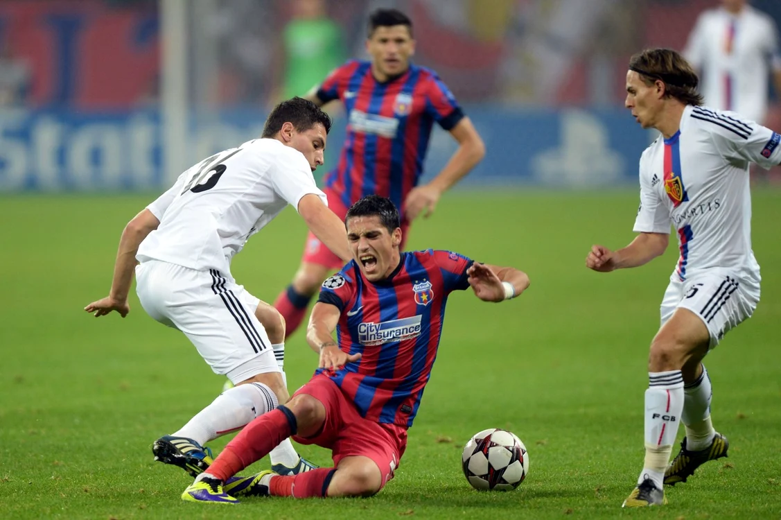 Steaua a obţinut o remiză cu Basel FOTO Mediafax